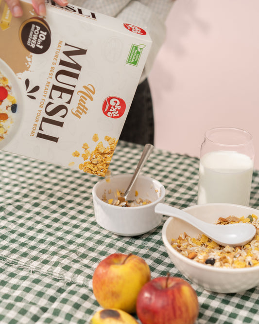 Nutty Muesli Breakfast Bowl