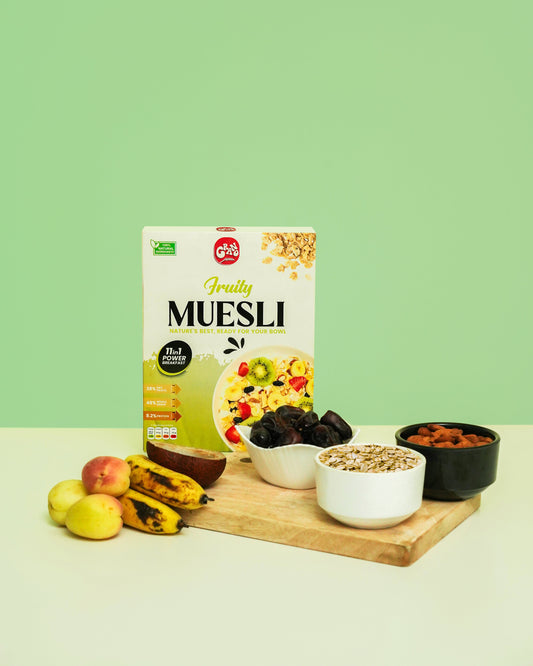 Baked Muesli Apple Crumble