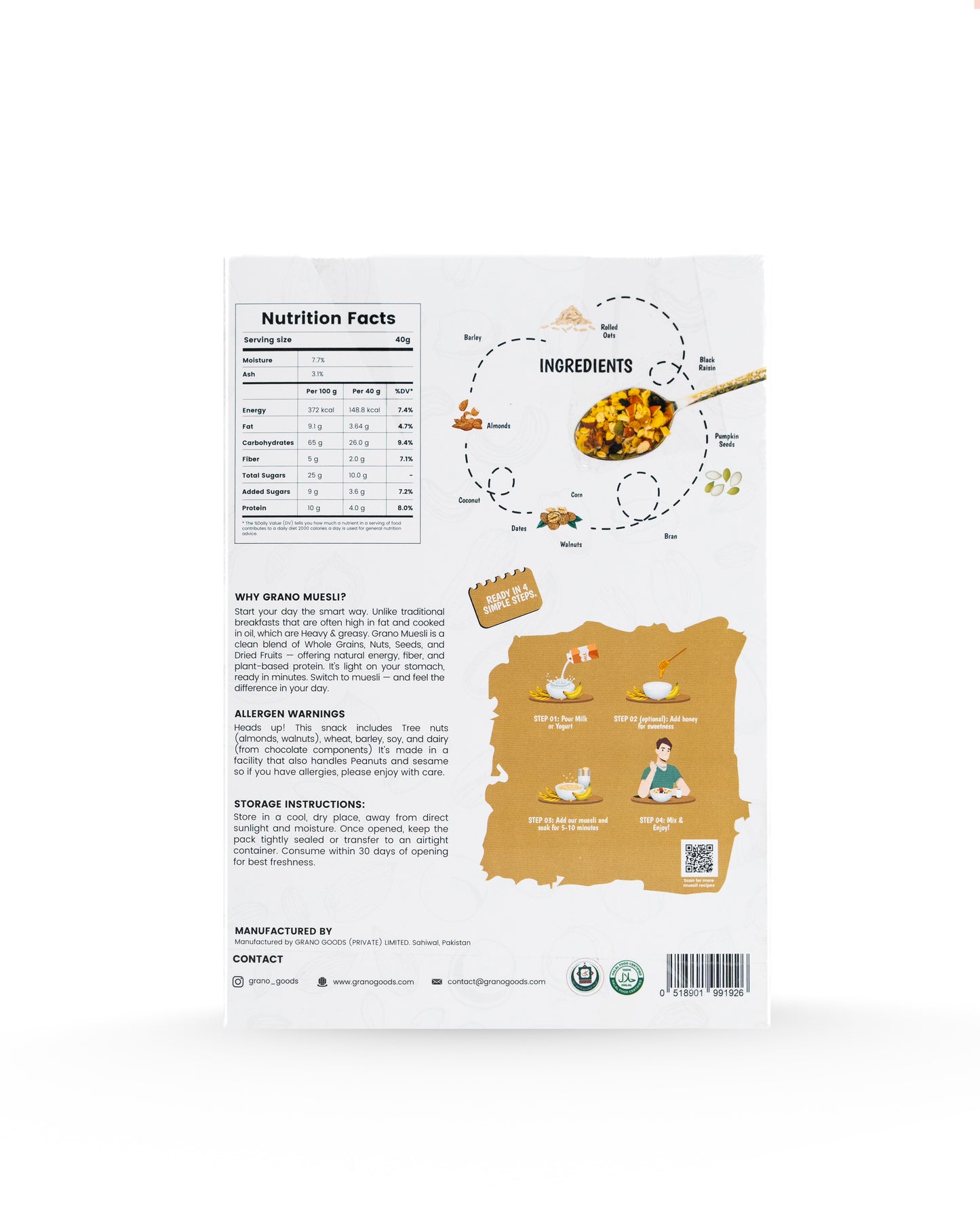Nutty Muesli 175g