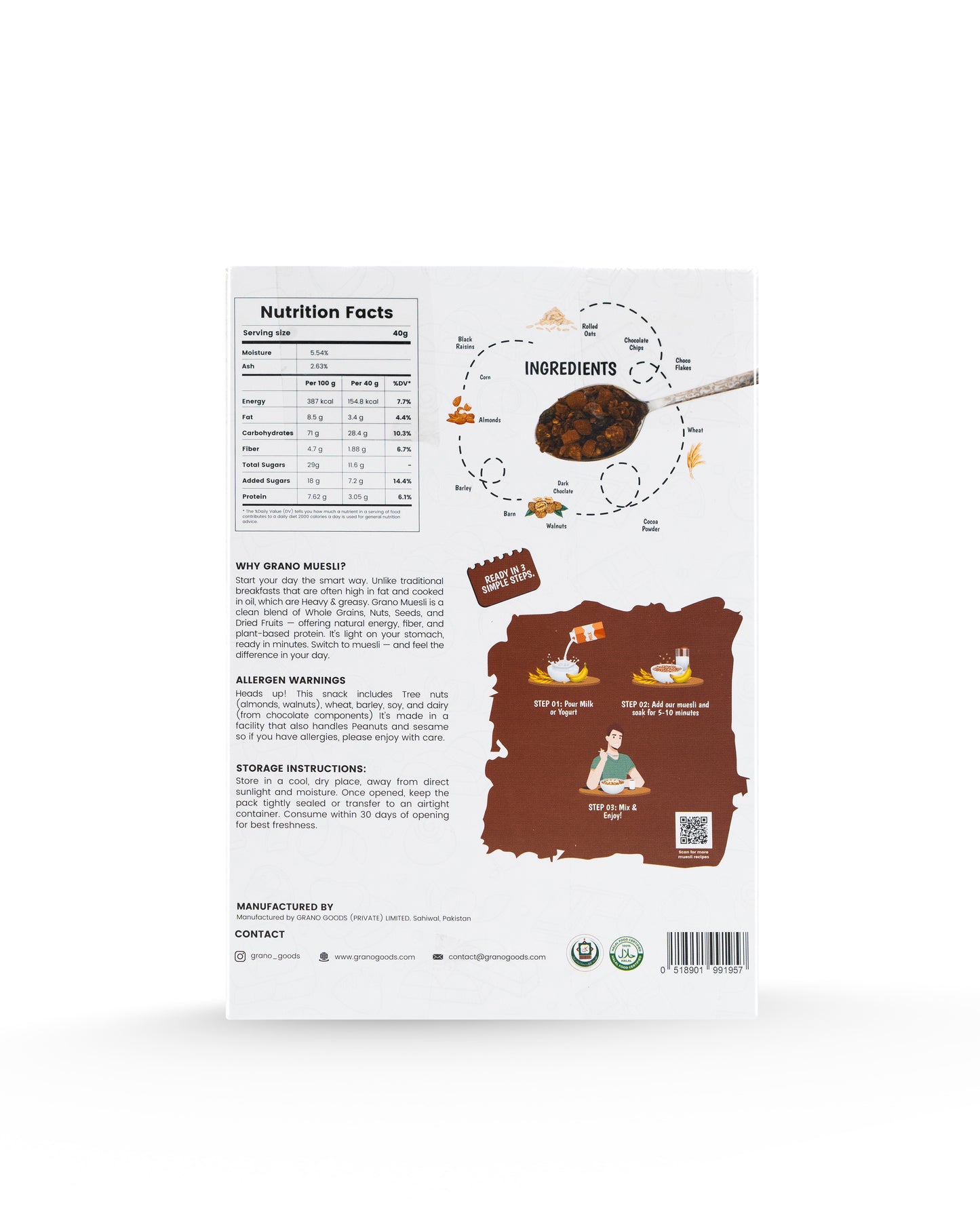 Choco Muesli 175g