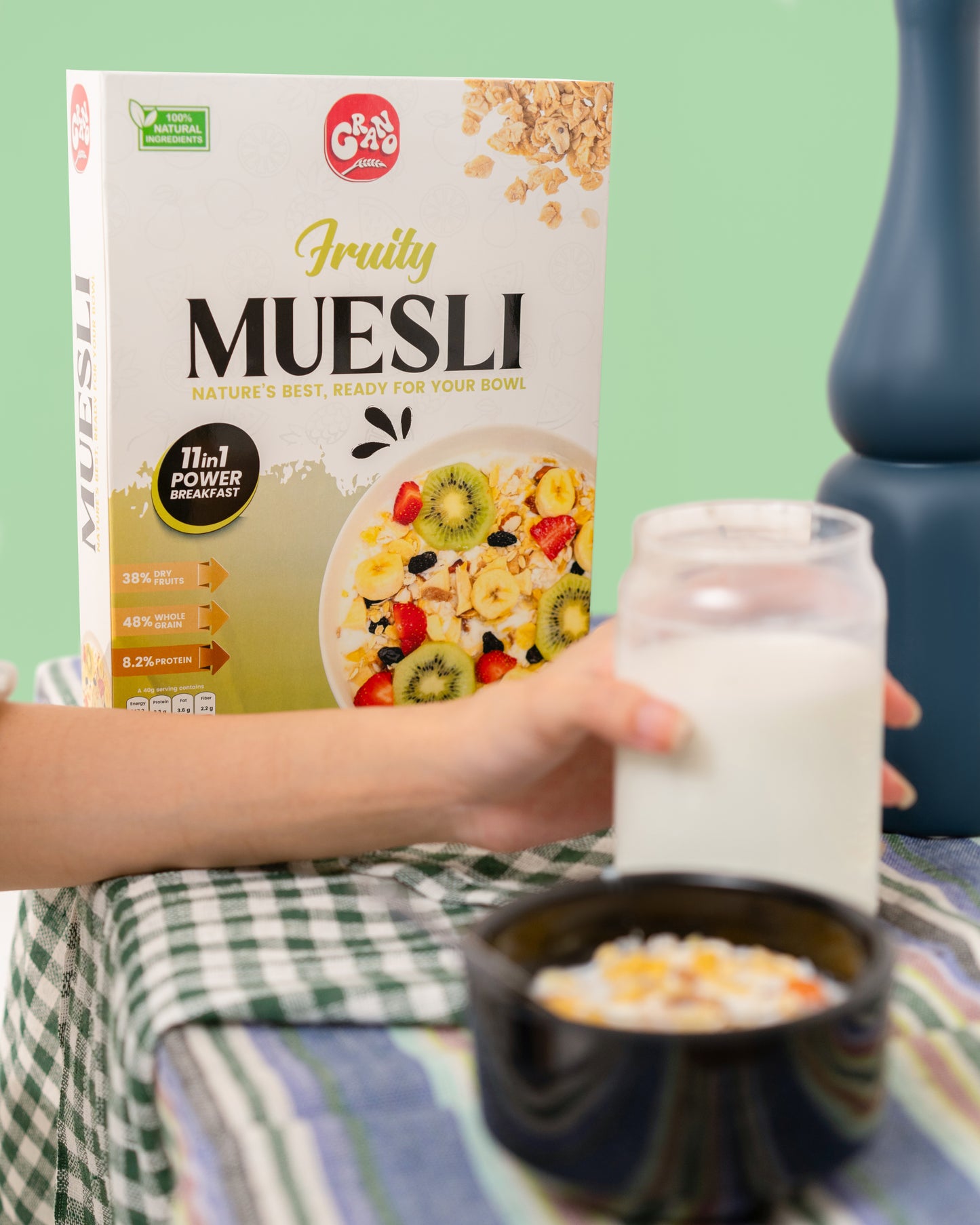 Trial Combo – 3 Muesli 175g + 5 Granola Bars