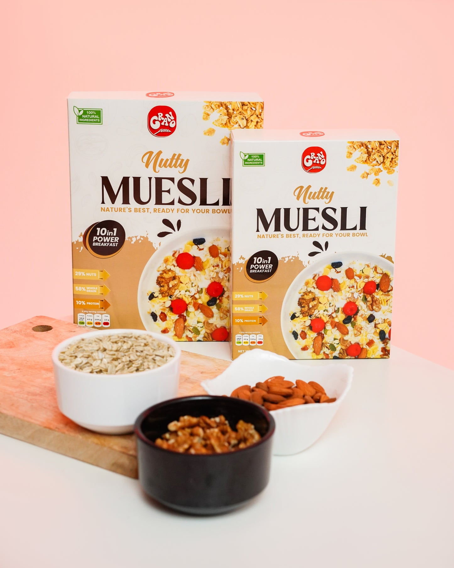 Healthy Start Combo - 2 Muesli 350g + 10 Granola Bars