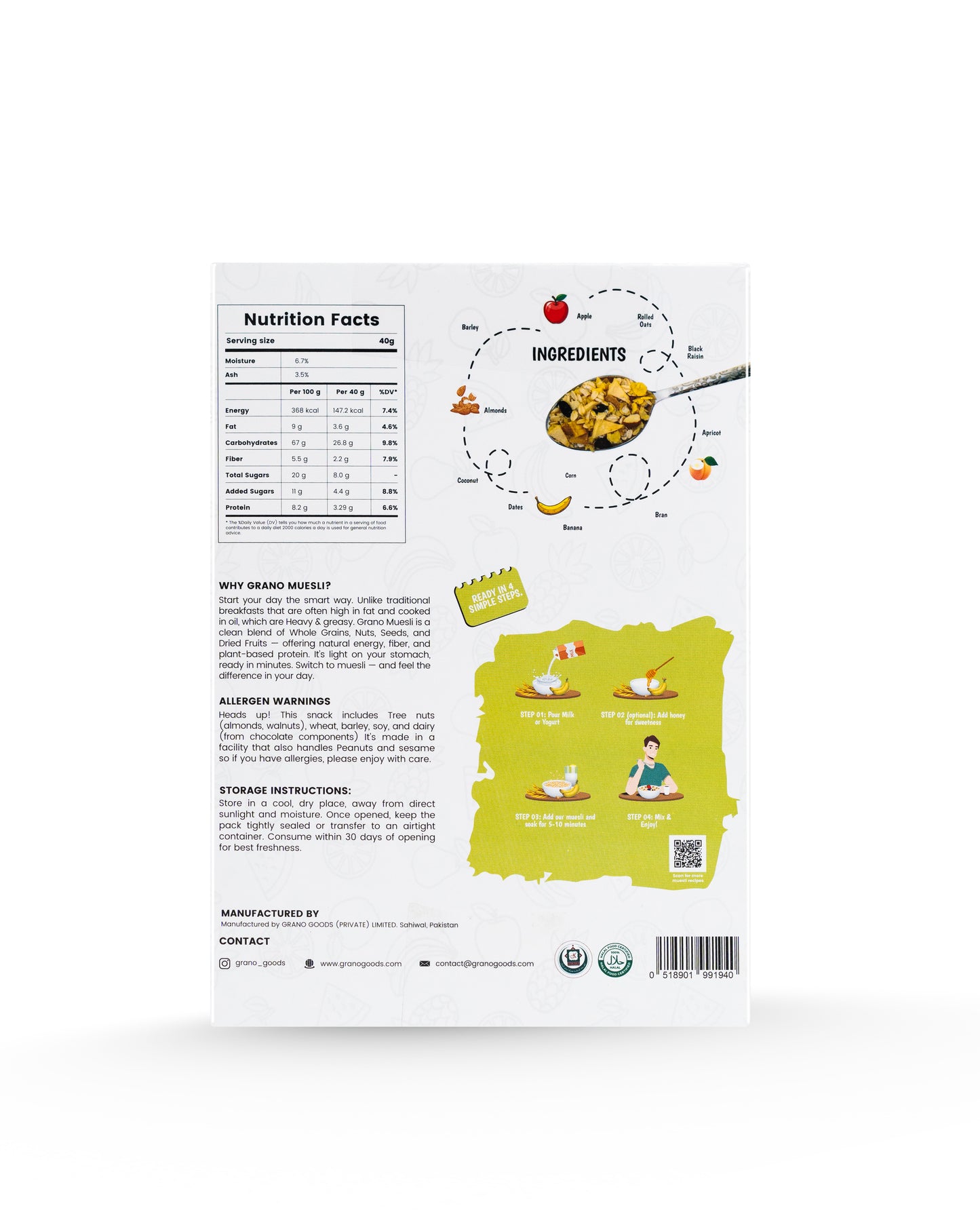 Fruity Muesli 350g