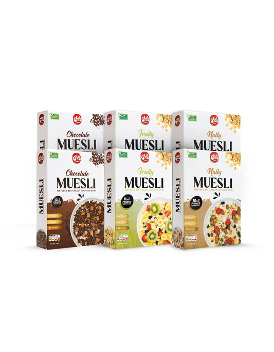 Monthly Breakfast Pack – 6 × 175g Muesli