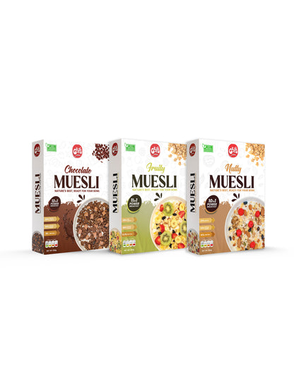 Complete Month Pack – 3 × 350g Muesli