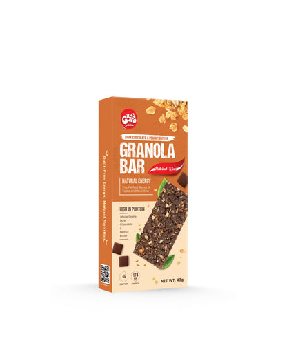 Dark Chocolate & Peanut Butter Granola Bar