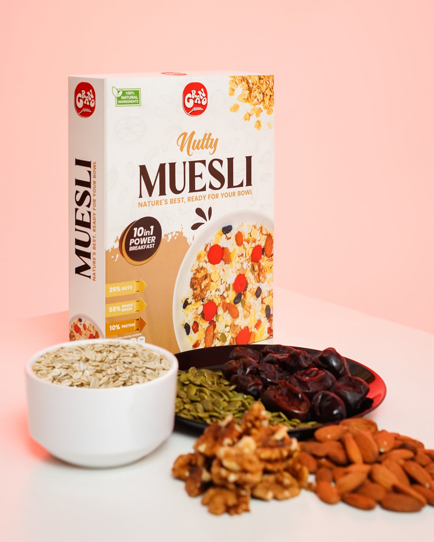 Starter Breakfast Pack – 3 × 175g Muesli
